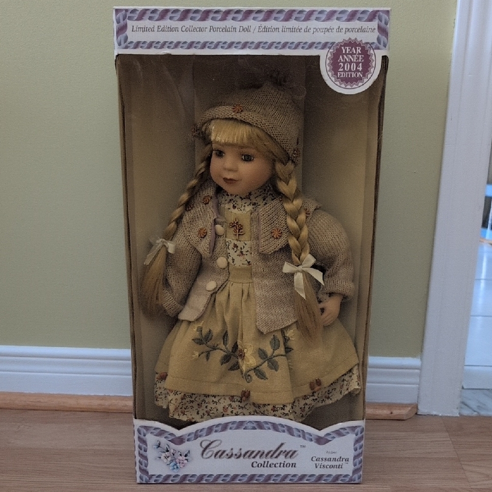 NIB Cassandra Collection Porcelain Doll